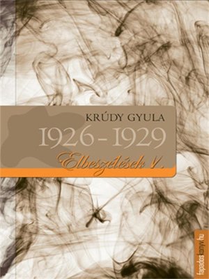 cover image of Elbeszélések 1926-1929
